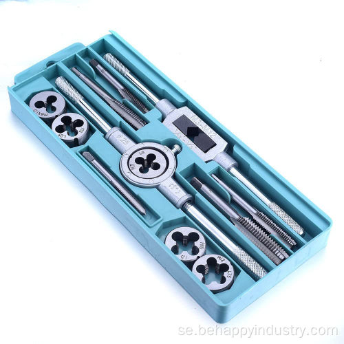 12-stycken Tap and Die Set Essential Threading Tool